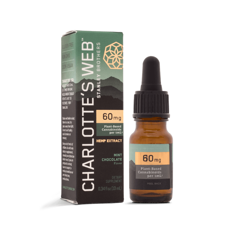 Charlotte’s Web – CBD Oil: 60mg – Mint Chocolate – 10mL