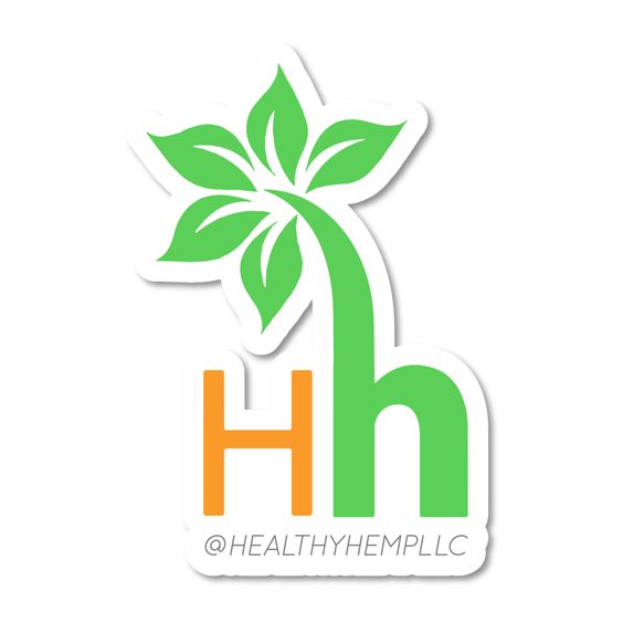 Healthy Hemp - Logo Sticker