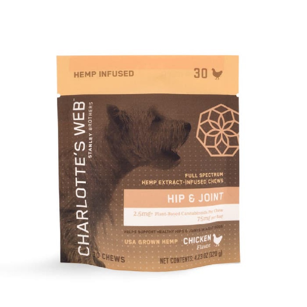 Charlotte's Web - CBD Hip & Joint Chews: 2.5mg - Chicken - 30 Count