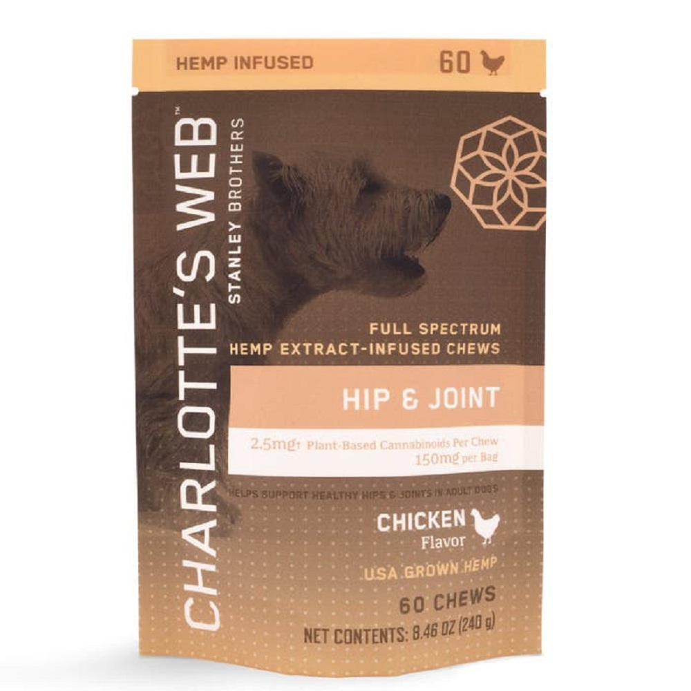 Charlotte's Web - CBD Hip & Joint Chews: 2.5mg - Chicken - 60 Count