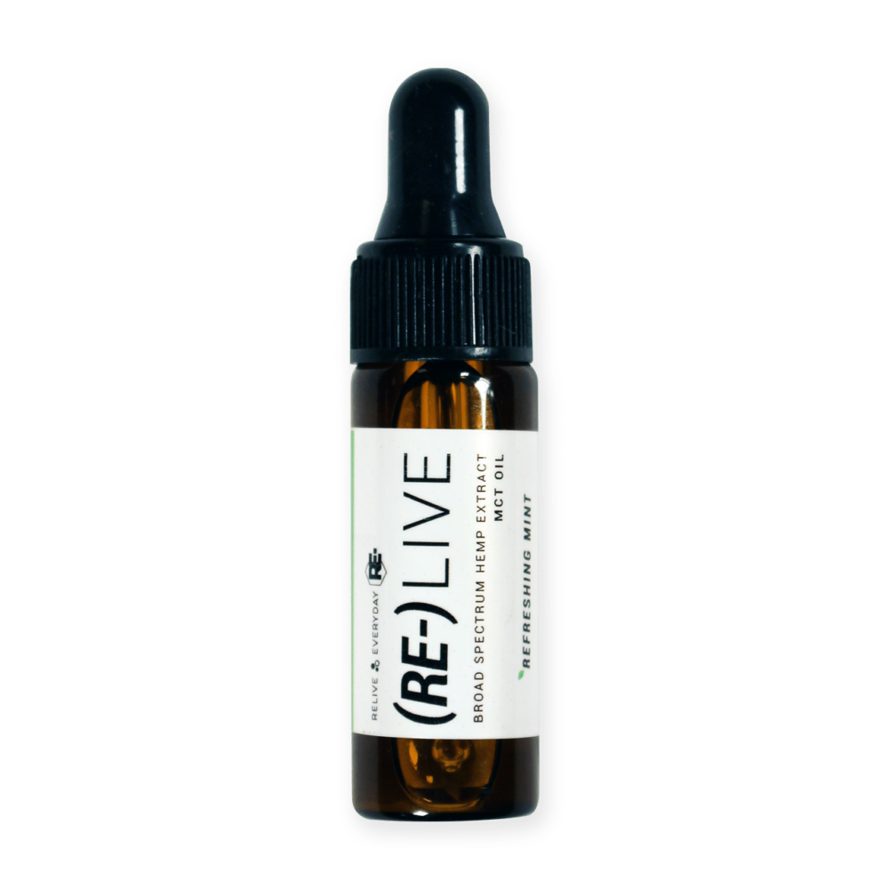 Relive Everyday - CBD Oil: 10mg - Refreshing Mint - Sample