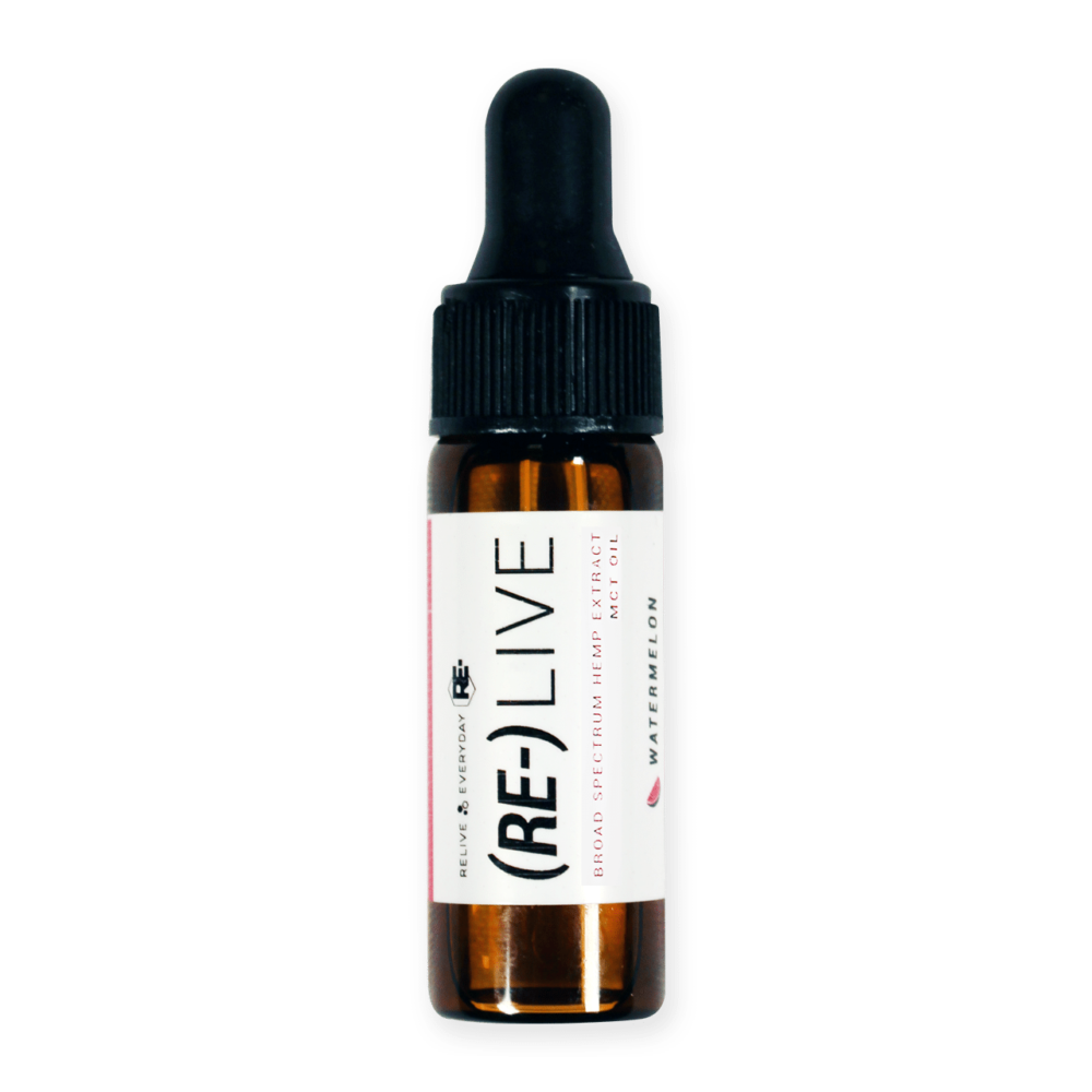 Relive Everyday - CBD Oil: 10mg - Watermelon - Sample
